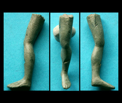 Statuette Fragment, Left Leg, c. 1st-3rd Cent AD